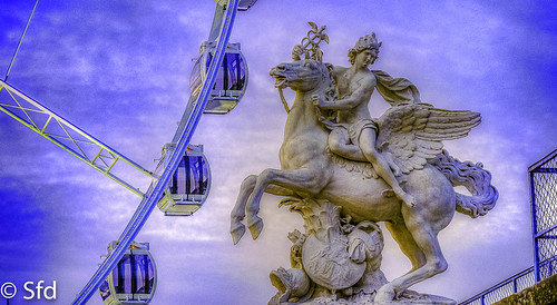 Hermes con Pegasus en Jardín de las Tullerias, París | by dsfarcich