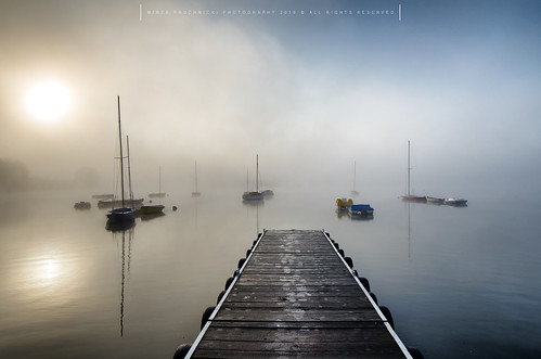 pentax radymno samyang14mm zek autumn boat bridge fog lake landscape misty morning morninglight softlight wojewã³dztwopodkarpackie polska
