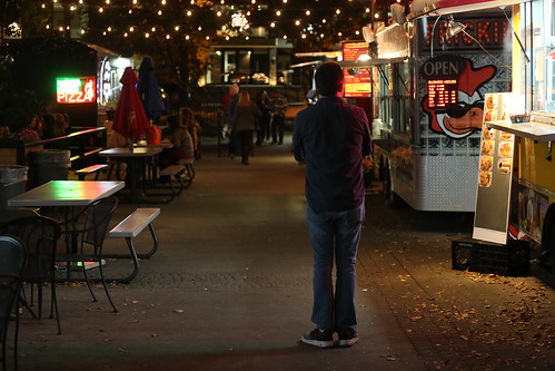 life from street city people urban food signs color colors true look silhouette night standing canon dark lens person one town stand is october truth alone quiet nightlights silent looking slow view place time opposite pavement side small think picture lot saturday center facades right clear sidewalk example stop same planet instant 5d late around lonely nothing moment closing sometimes cinematic without streetfood chill 70200 lots stay later decisions observing streetvendors decide urbanite 2015 markiii