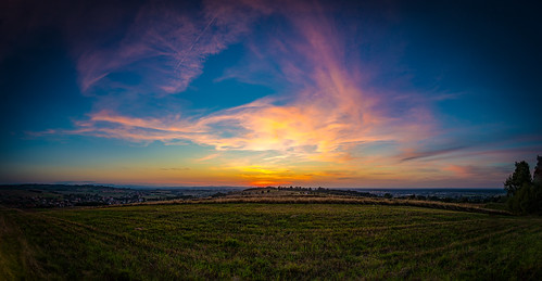 sunset sky panorama clouds photoshop landscape dawn nikon tramonto nuvole dusk pano poland polska windy panoramic campagna adobe silence cielo nikkor polonia coutryside d600 imbrunire 2485 colorf lapczyca