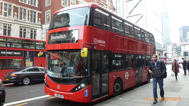 P1380255 HA4 LK65 BZA at Liverpool Street Station Bishopsgate London