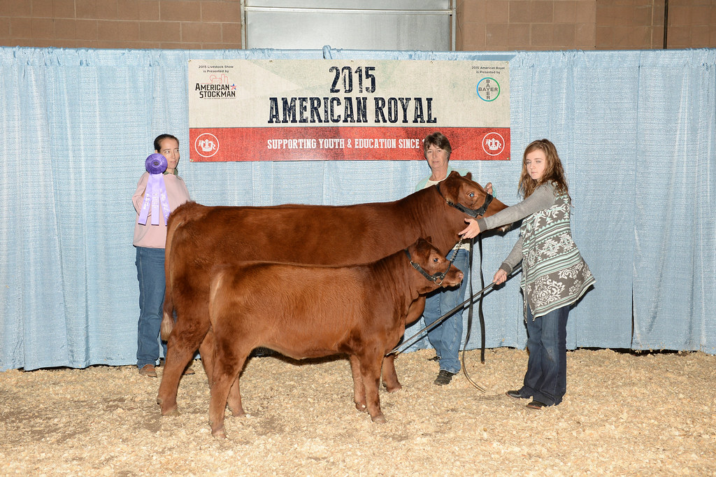 Grand Champion Moderator Cow/Calf - KKG Pippi Longstocking, Karla Kovac-Grier, Stewartsville, MO