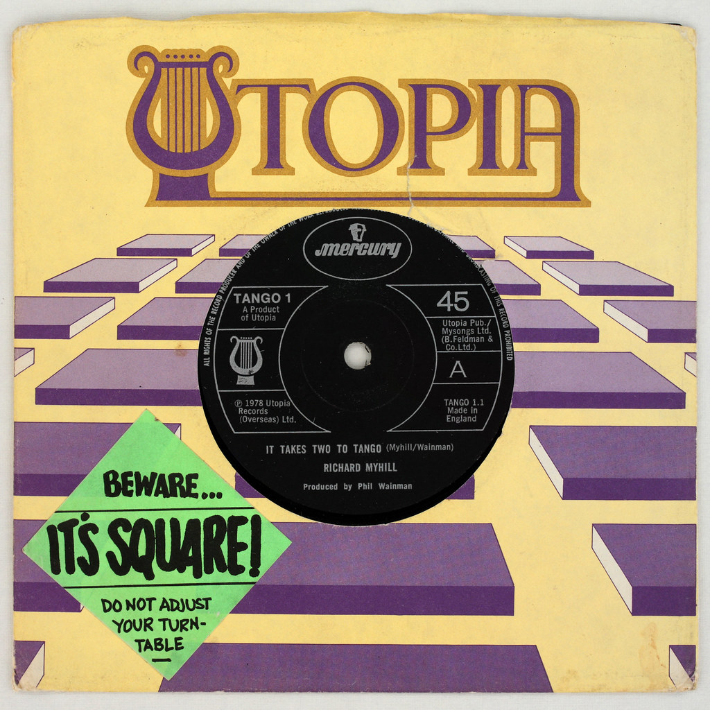 BEWARE...IT'S SQUARE! DO NOT ADJUST YOUR TURNTABLE