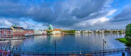 Boardwalk Morning with a Yacht Club View by BBQMonster, The room was loud and a long way from the Elevator, but the view made it all worth while.orlando uni