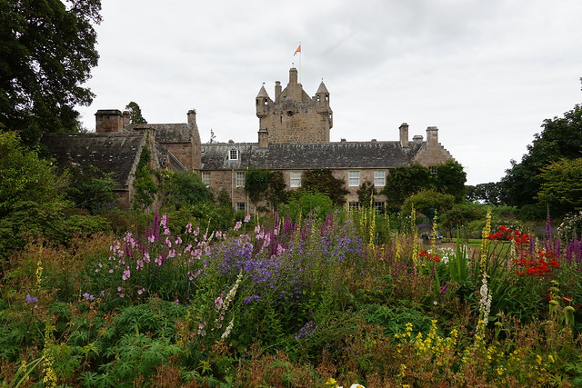 Cawdor Castle Tower from the walled garden
