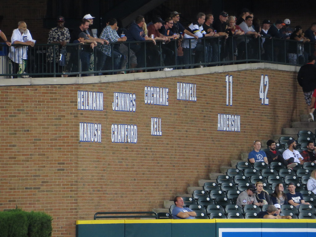 Retired Numbers, Comerica Park, Detroit, Michigan, Comerica…