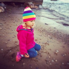 Phaedra on the beach