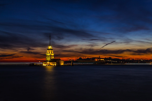 Sunset over Maiden's Tower