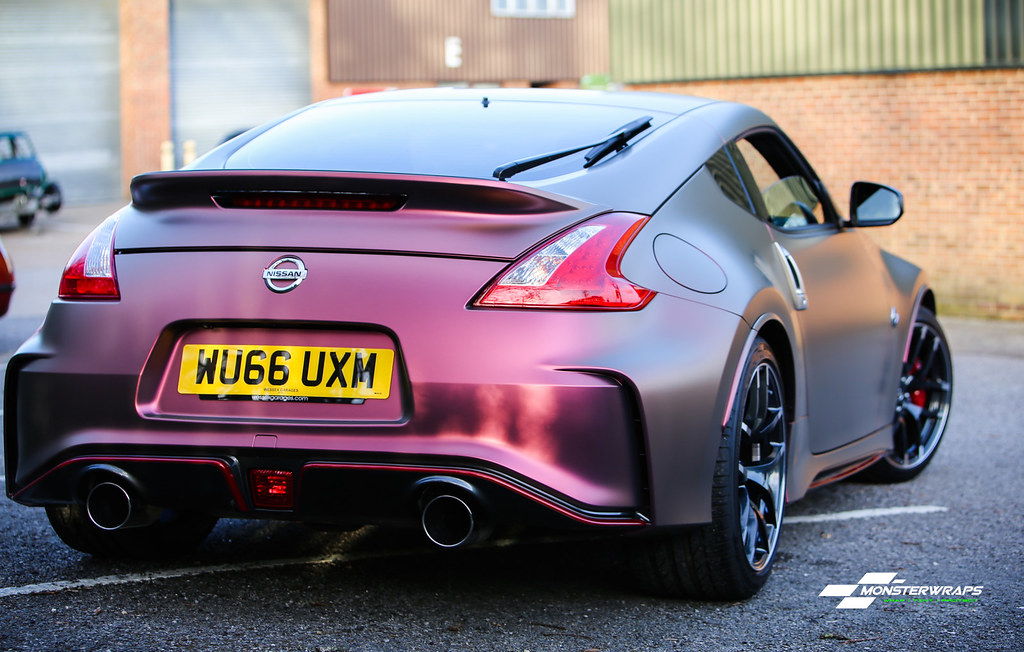 Nissan 370Z Aubergine Bronze wrap