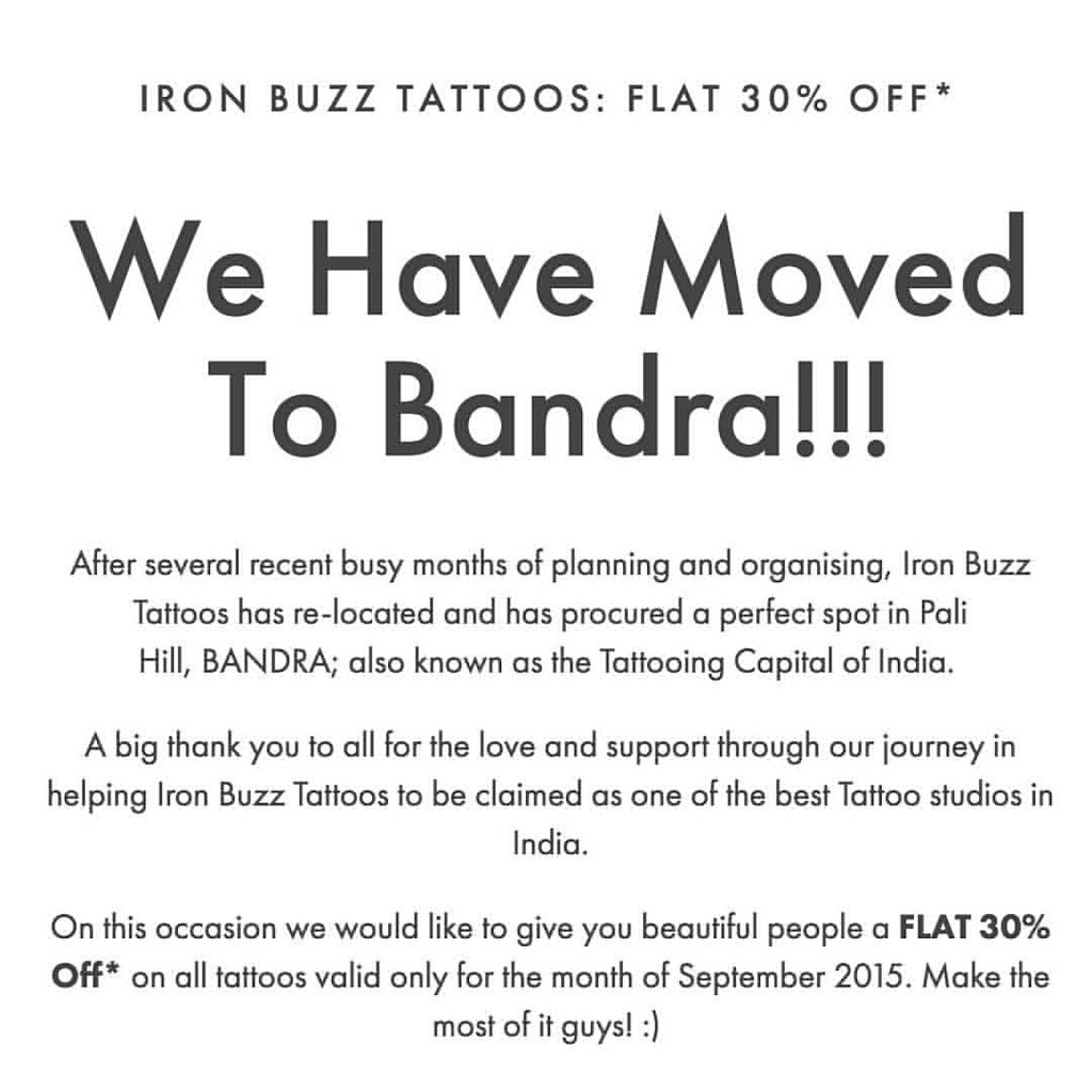 YES! We have moved to #Bandra Get unmatched quality #tatto… | Flickr