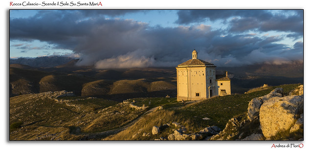 Rocca Calascio - Scende il Sole Su Santa MariA