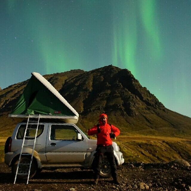 Live from Iceland. #iceland #northernlights #camping #alone #photography #trip