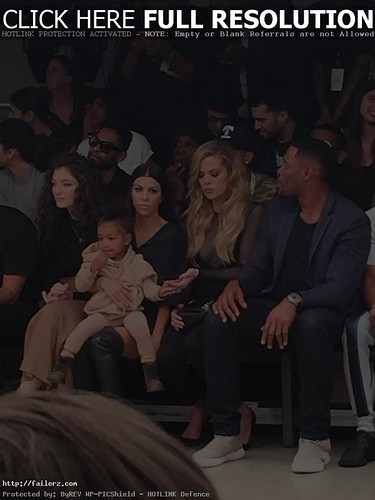 Kourtney Kardashian and Khloe Kardashian: Support to Kylie Jenner at Kanye West's Fashion Show | by alishafox12889