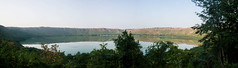 Lonar crater-lake Panorama