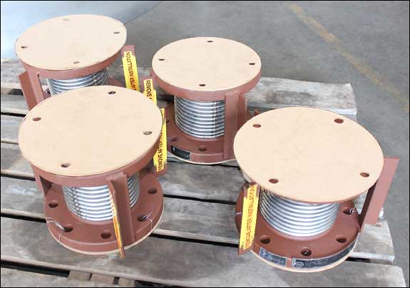 Single Expansion Joints Custom Designed for a Hydrocarbon Vapor Pump