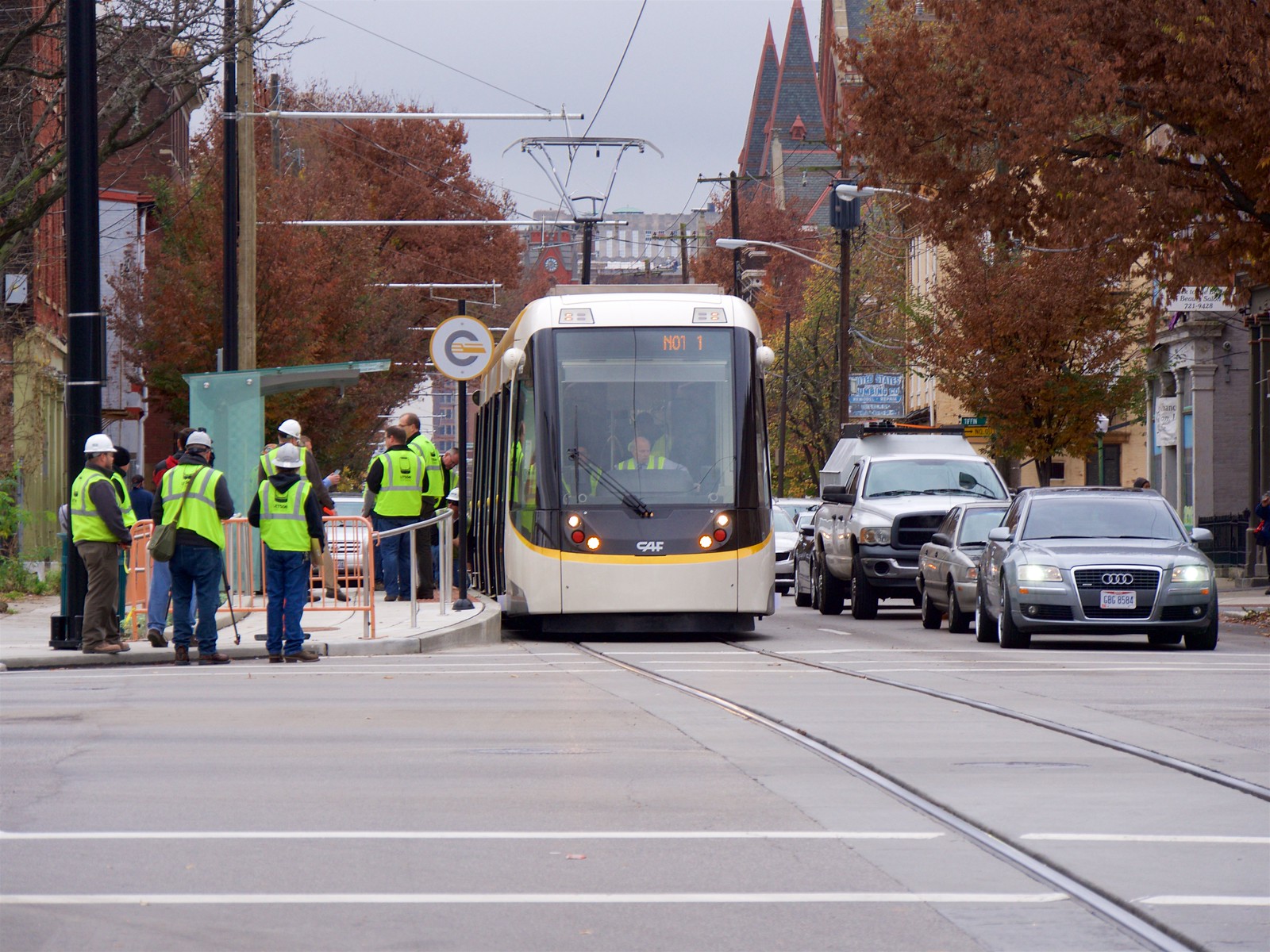 Cincinnati Streetcar Testing