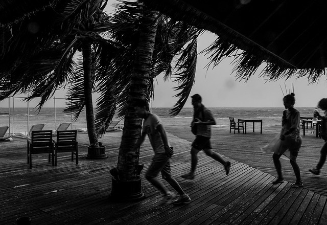 Cyclone in Maldives Coco Boduhithi