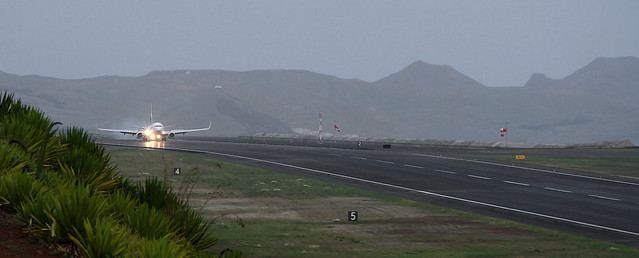 Landing at Madeira