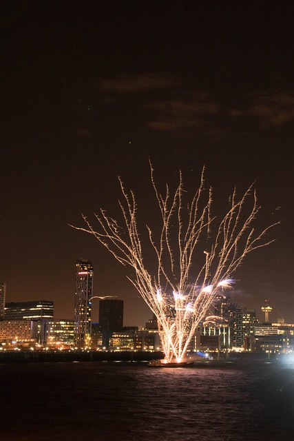 River Mersey firework display