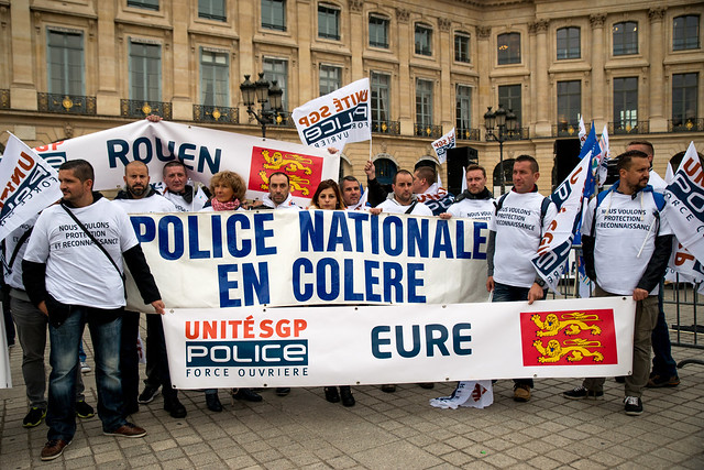 Manifestation de la Police Nationale