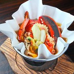 Kaminabe Lobster Soup - RM118. In Japanese Kami (紙) means Paper and Nabe (鍋) means 