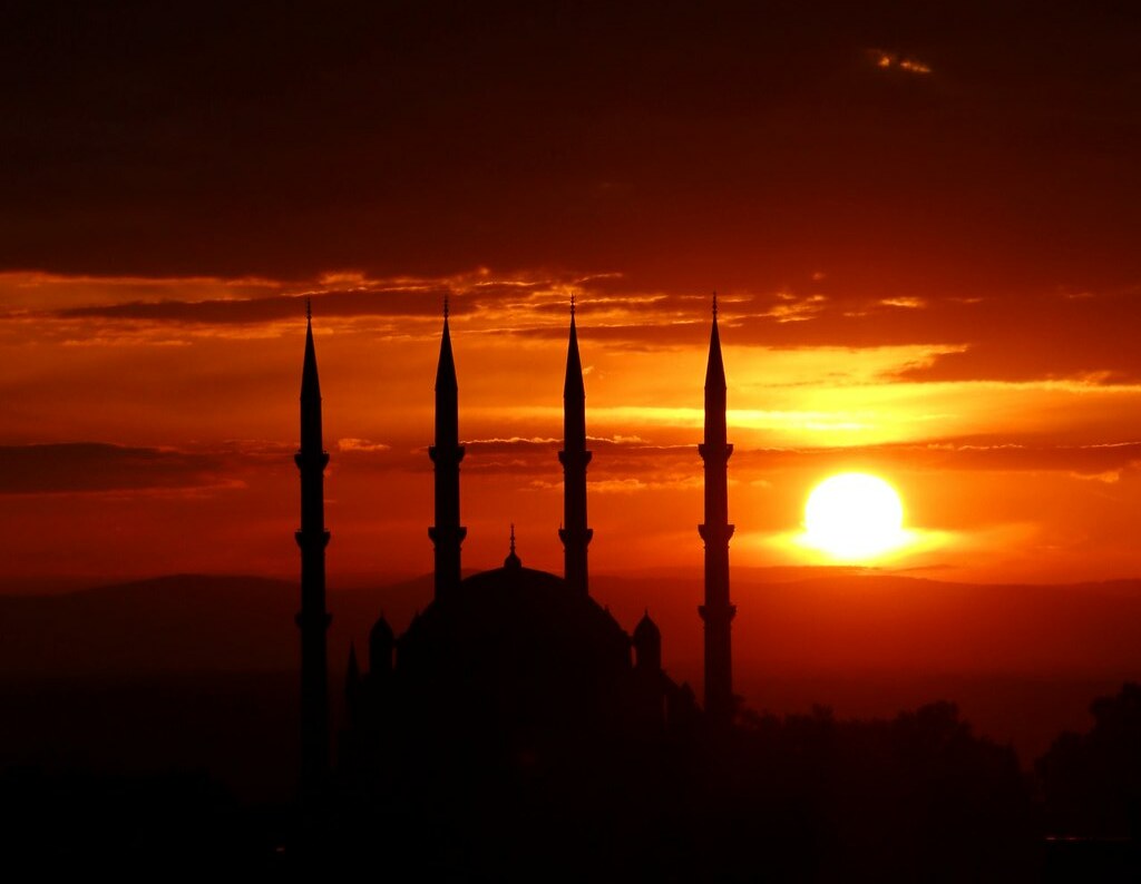 Sunset in Edirne/Turkey