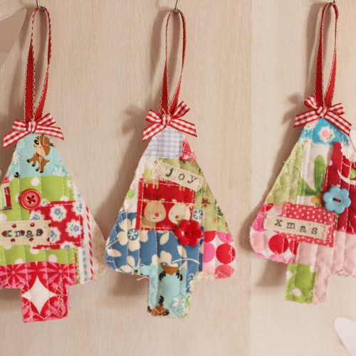 Christmas decorations christmas trees patchwork | Blogged ww… | Flickr
