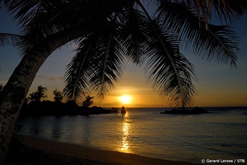 Sunset Anse Kerlan