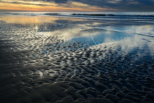 sunset reflection color zandvoort