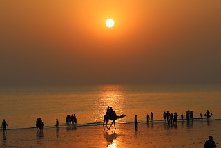 An evening at Windfarm beach, Mandvi