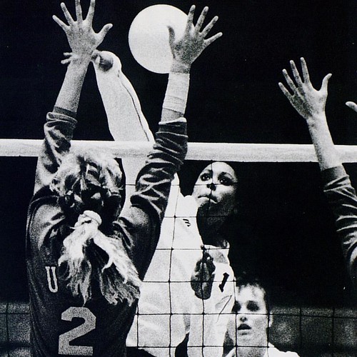 In honor of the @kentuckyvolleyball home opener tomorrow. We #tbt to this 1989 pic of a Wildcat preparing to spike the ball. Tomorrow UK will take on #19 Michigan State at 7 PM, at Memorial Coliseum. Hope to see you there, #BBN! Go Big Blue! #UKVB #1day #