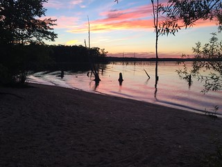 Sunset over Manasquan Reservoir, NJ