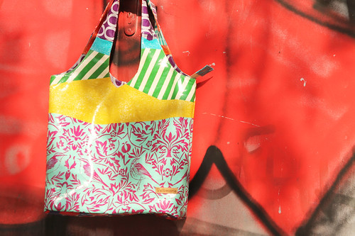 ALEXA oilcloth shopping bag echino oilcloth | by elbmarie2008