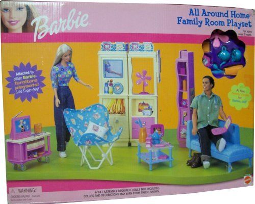 Barbie Family Living Room PlaySet 2000