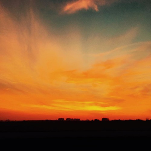 Lovely sunrise this AM #carthageillinois by Colin McAuliffe, instagramapp square squareformat iphoneography uploaded:by=instagram