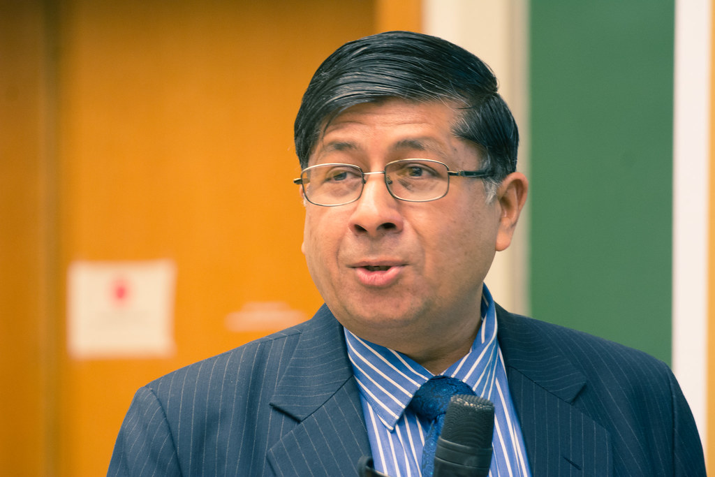 Rajendra K Raj Rit 15/10/15: ICCR Chair Inaugural lecture by Prof. Rajendra K. Jain | Flickr