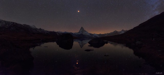 Blood Moon Meets Matterhorn
