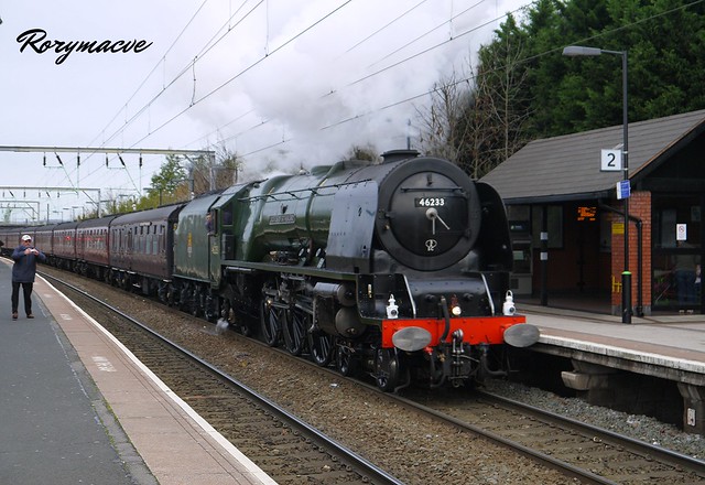 LMS 46233 'Duchess of Sutherland' at Aston