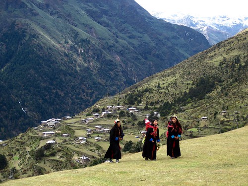 bhutan festival mountain himalaya