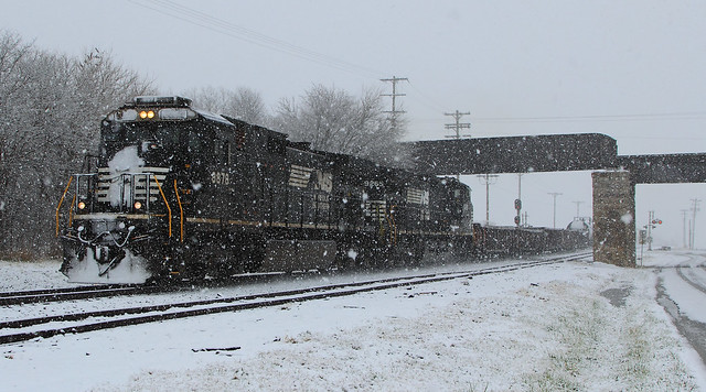 33J in the snow at Curran