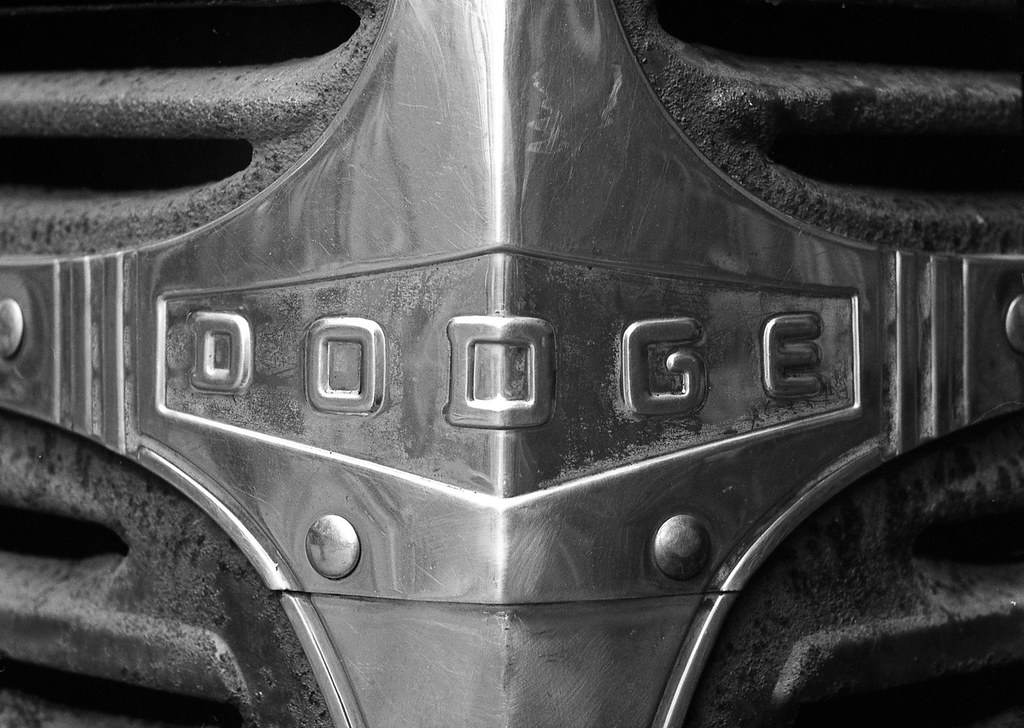 Front of old Dodge Pickup