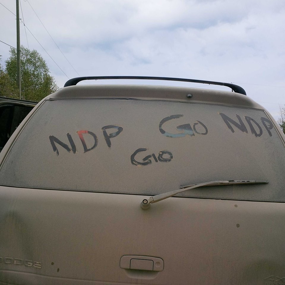 Go NDP, go NDP! Appreciate the support in St. Theresa Poin… | Flickr
