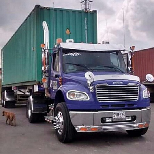 #Repost @trucks_colombia_oficial with @repostapp. Freightliner M2 from Colombia | by mariobaloa