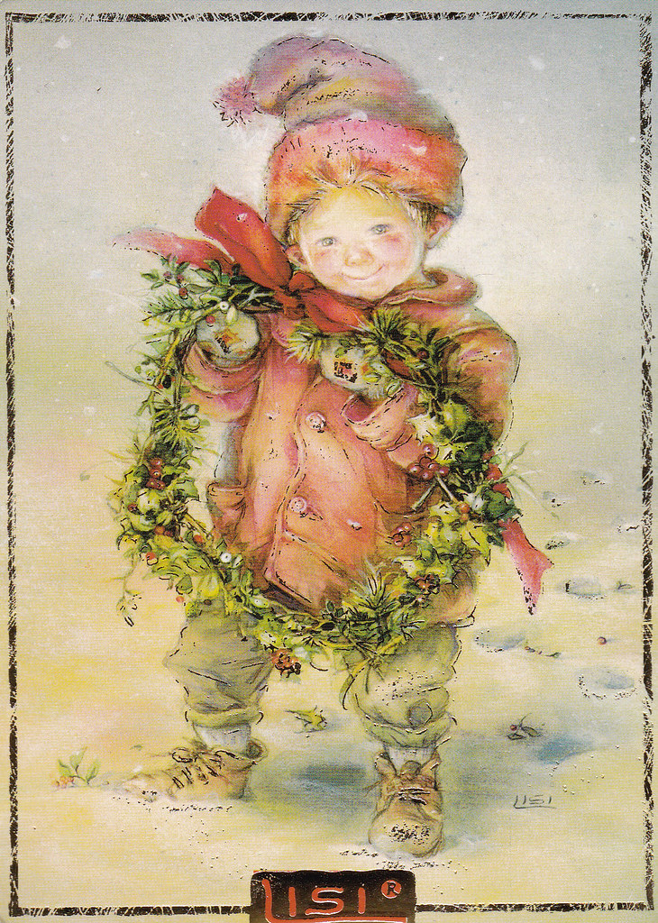 Lisi Martin Christmas postcard (Germany) - a photo on Flickriver