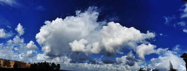 Shorot clouds in Malta