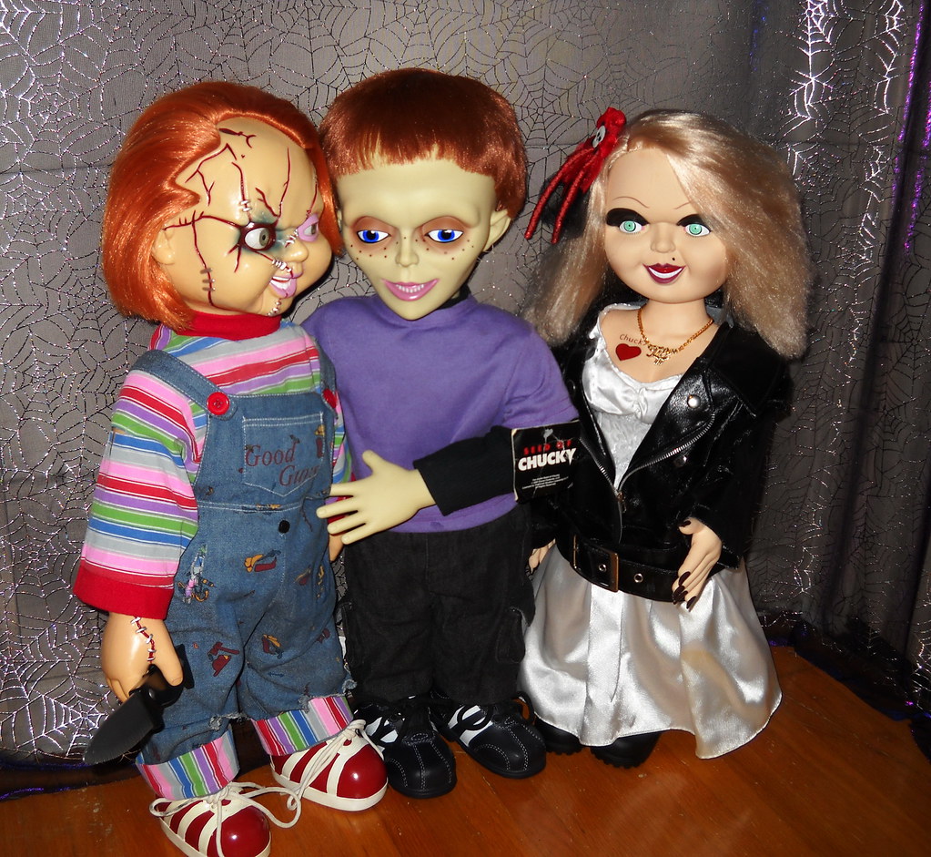24" Chucky Dolls, Animated Chucky Doll, Tiffany Ray Doll, Glen Glenda ...