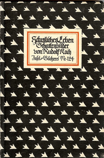 Insel-Bücherei: Häusliches Leben. Schattenbilder von Rudolf Koch - Band 124