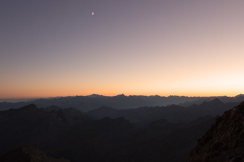 Sunrise from the Refugio Gnifetti, Monte Rosa, Italy by Miche & Jon Rousell, After a week in Austria we headed to the Monte Rosa Massif to climb a series of 4000m peaks. Monte R