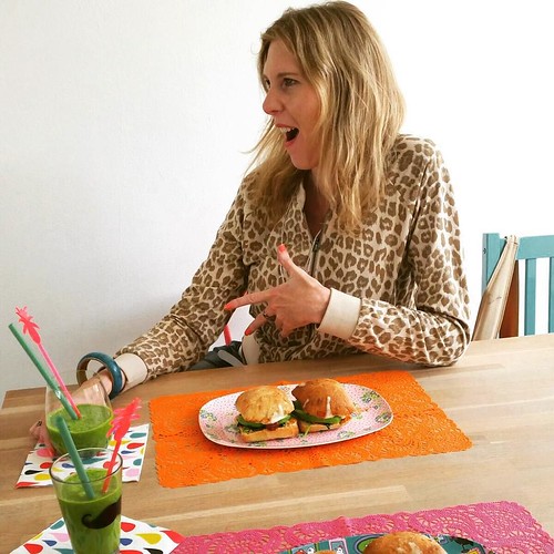 Lekker broodje@Haarlem #sandwich #leopardprint #smoothie | by ng_martin59
