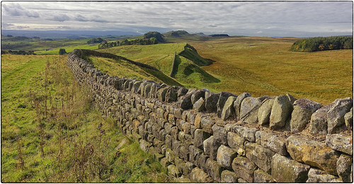 england panorama wall landscape nikon unitedkingdom panoramic northumberland gb hadrian colorefex haydonbridge d7100